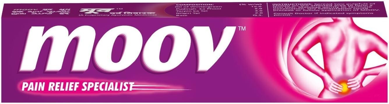 3 x Moov Pain Reliever 50gms (Total 150 GMS)  Free Shipping